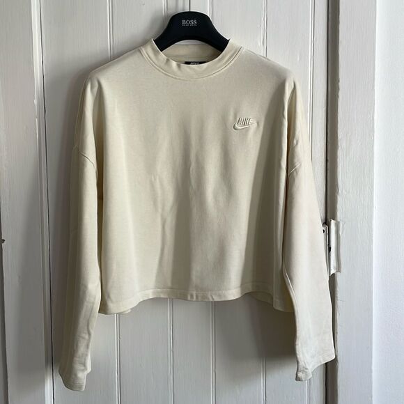 Nike Yellow Crop Long-sleeve Tee - Picture 1 of 4